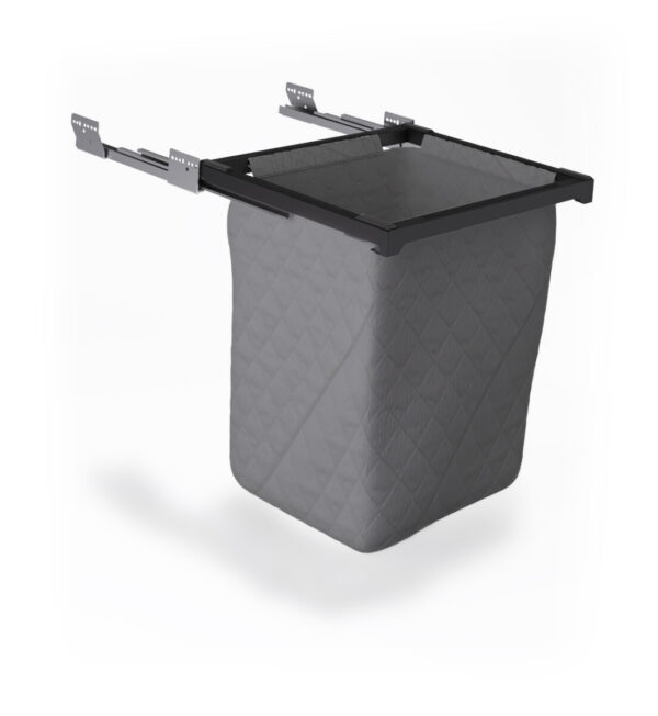 ZENITH tekstiilist H=639mm pesukorv liuguriga 600mm MUST (INOXA)