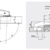 BLUM Clip Top PIKK tasapinnaline hing 90* avanev Blumotion , X-pando - Image 3