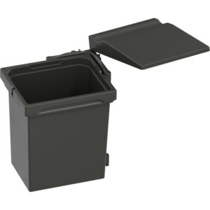 Prügikast uksega avatav ENVI SINGLE 400 mm GRAFIIT , 15,5 ltr
