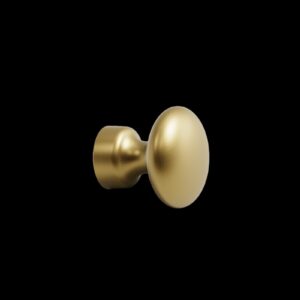 Käepide BARON  nupp 32mm tume harjatud kuld