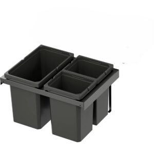 V_S ENVI FLEX raam (H=340mm) 600 mm Grafiit koos ämbritega 2*10 ltr +22 ltr