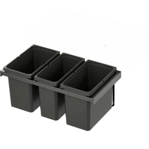 V_S ENVI FLEX raam PRO (H=440mm) 800 mm Grafiit koos ämbritega 21 ltr +2*12,5 ltr + 28 ltr